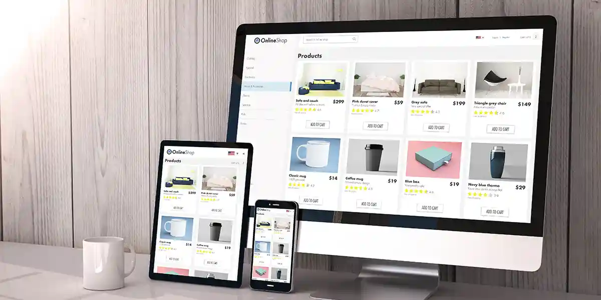 Ecommerce website design and advanced web bundles at Digital Web Leads